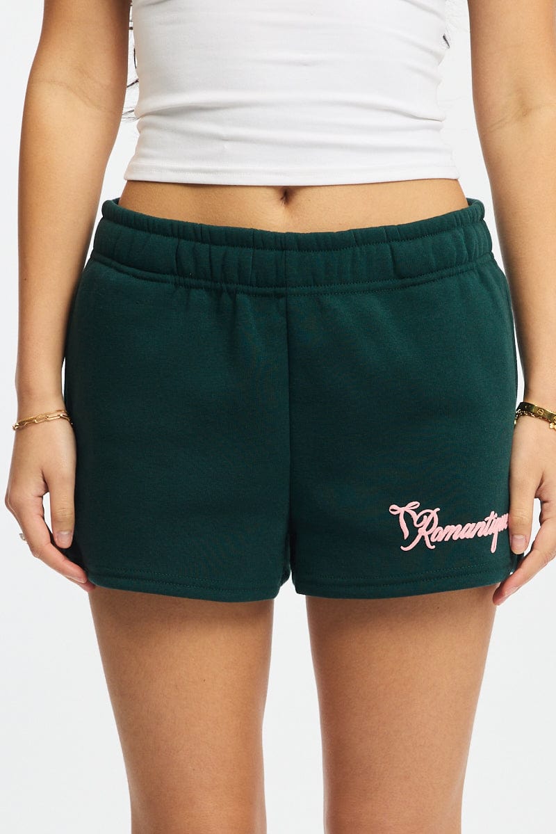 Green Track Short Elasticated Waist for Ally Fashion