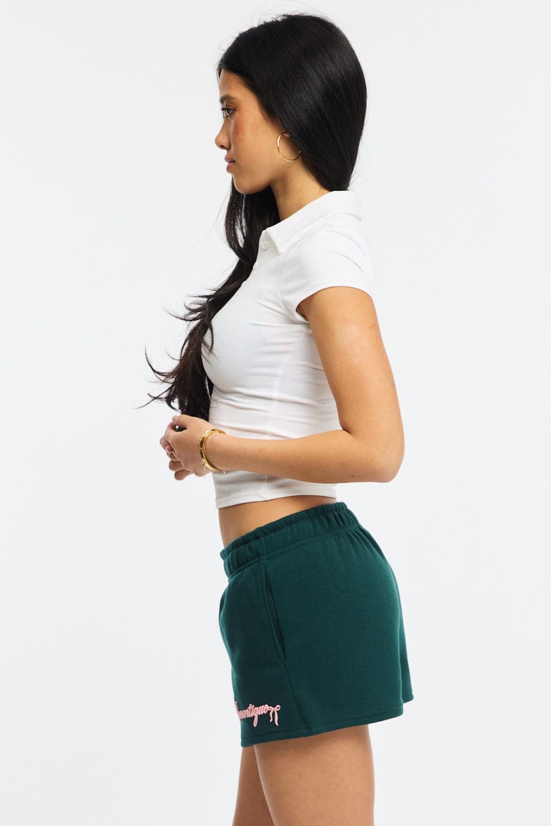 Green Track Short Elasticated Waist for Ally Fashion