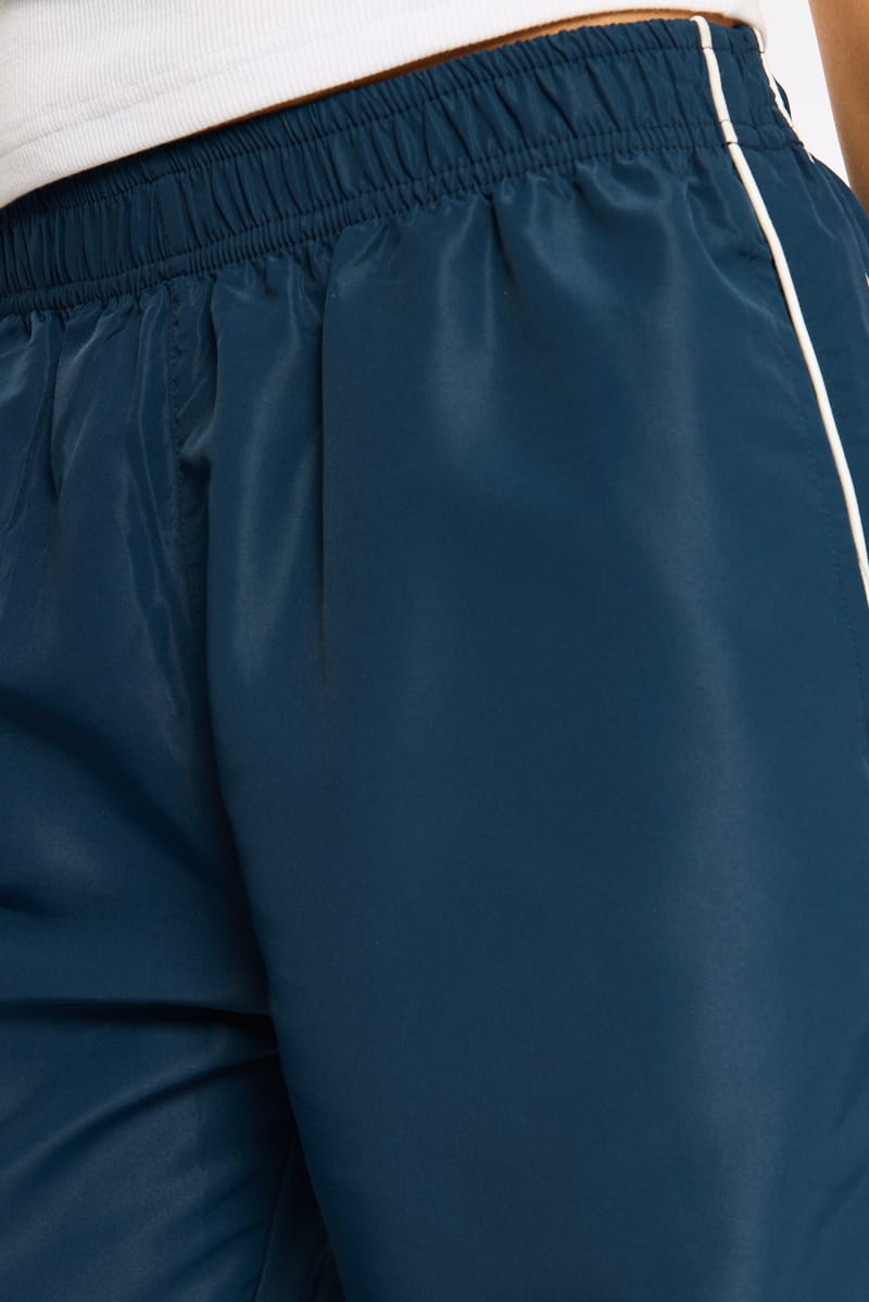 Blue Track Pants Wide Leg for Ally Fashion
