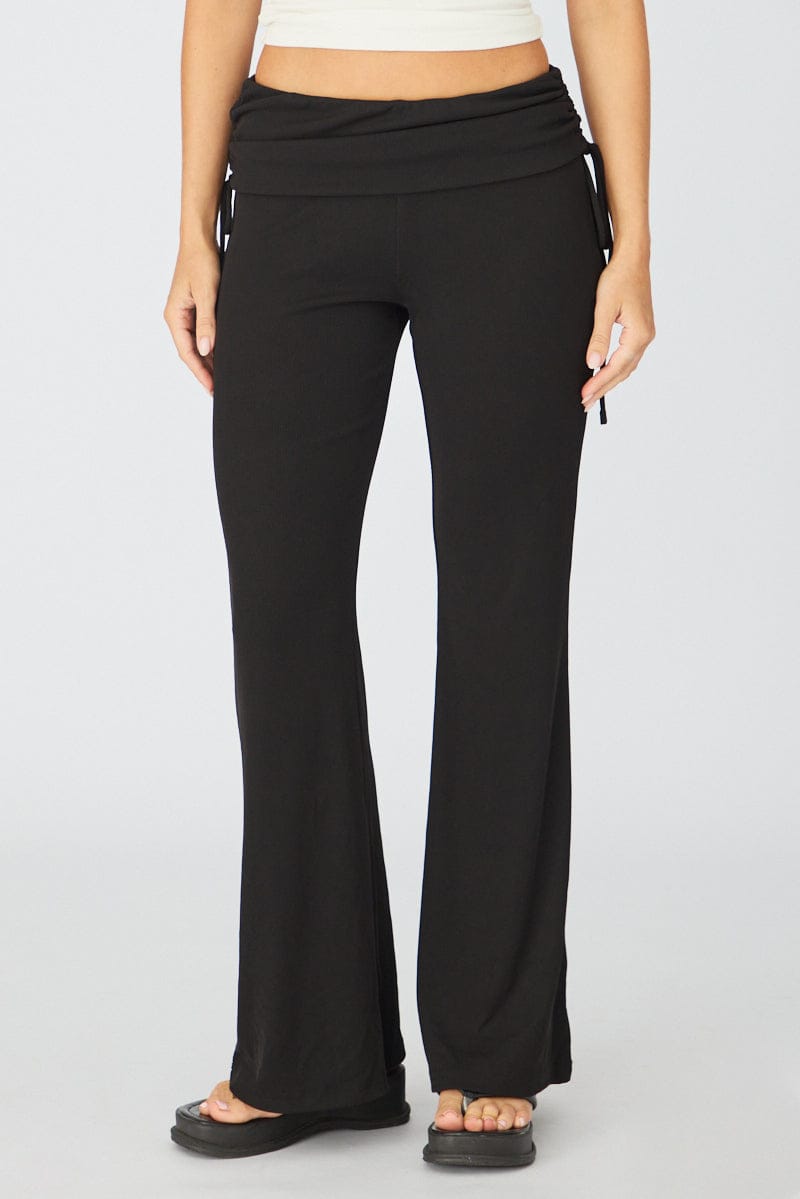 Black Flare Leg Pants for Ally Fashion