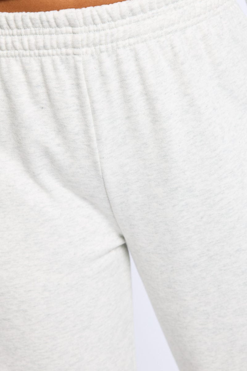 Grey Track Pants Wide Leg for Ally Fashion