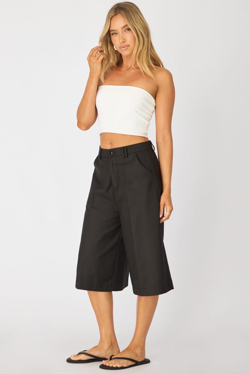 Black Longline Shorts for Ally Fashion