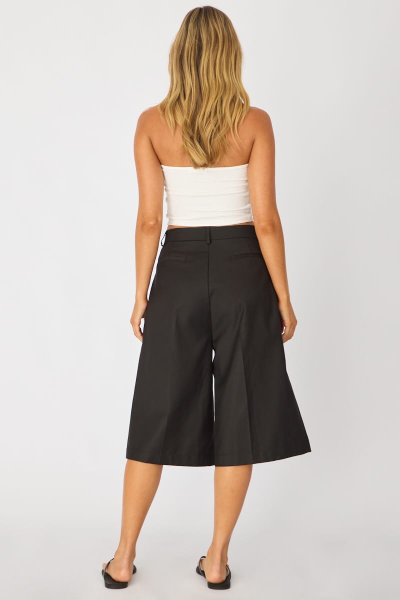 Black Longline Shorts for Ally Fashion
