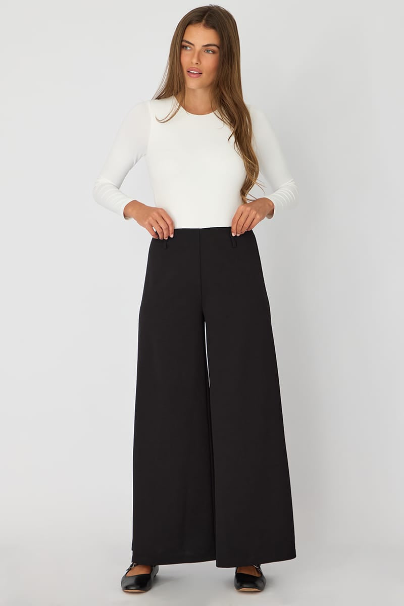 Black Wide Leg Pants for Ally Fashion