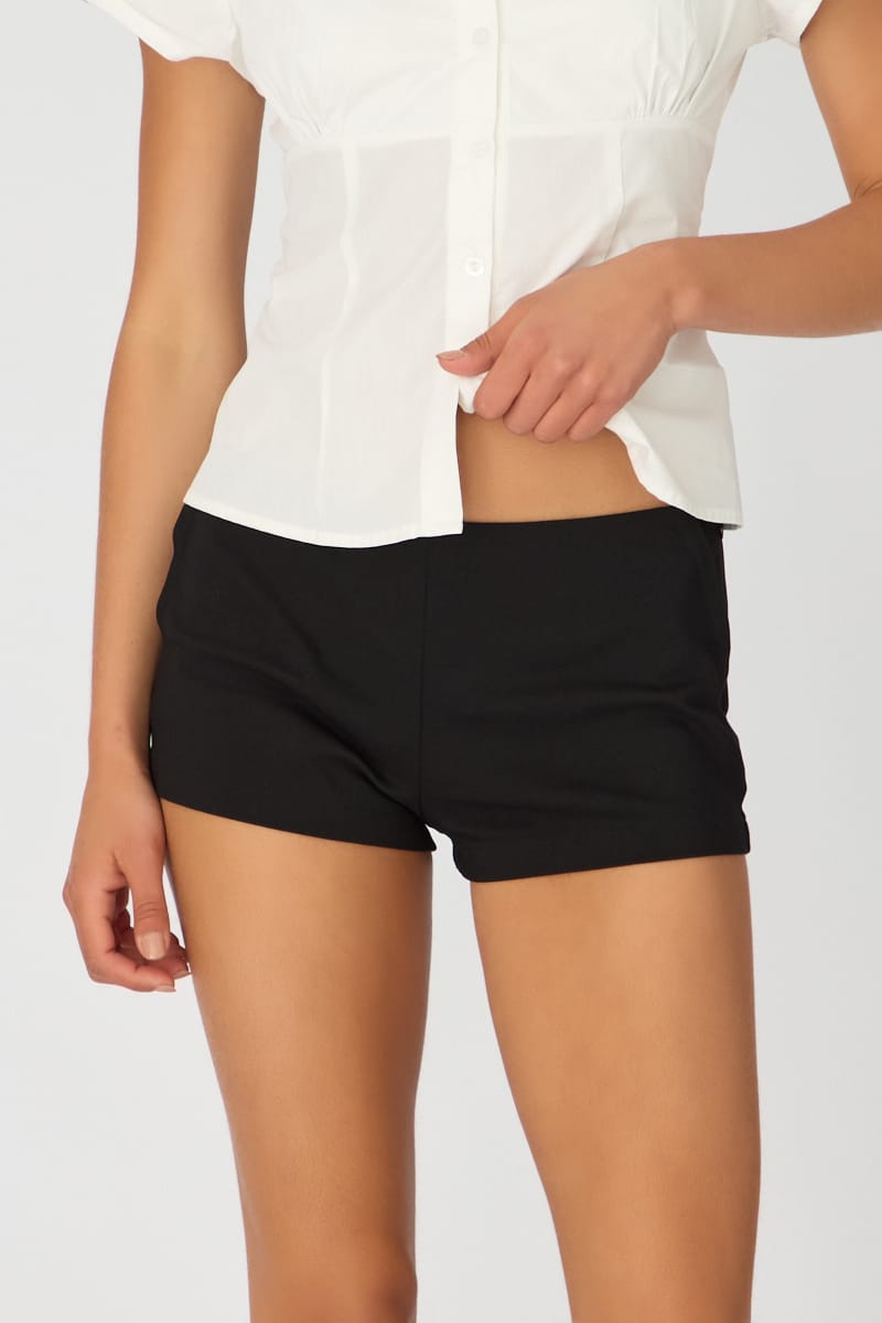 Black Mini Short for Ally Fashion
