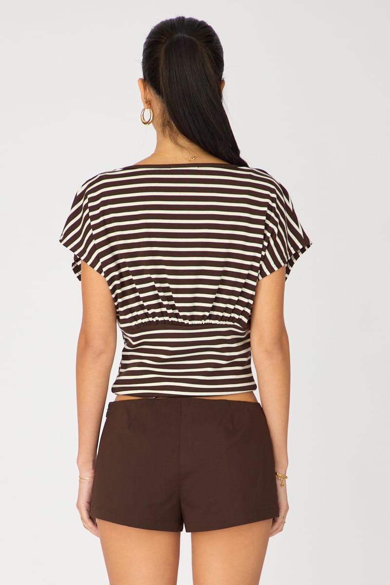 Brown Mini Short for Ally Fashion