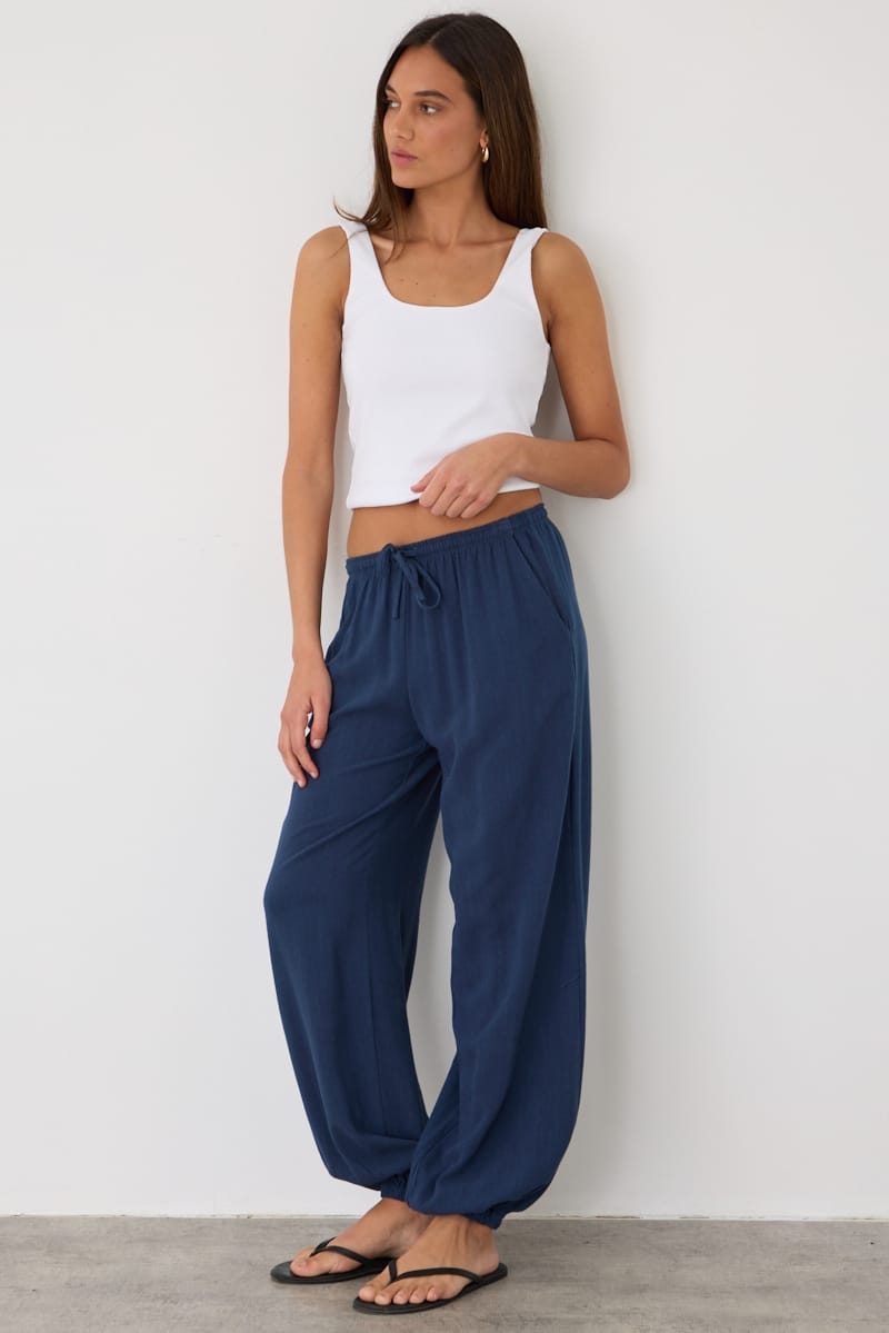 Blue Balloon Pant for Ally Fashion