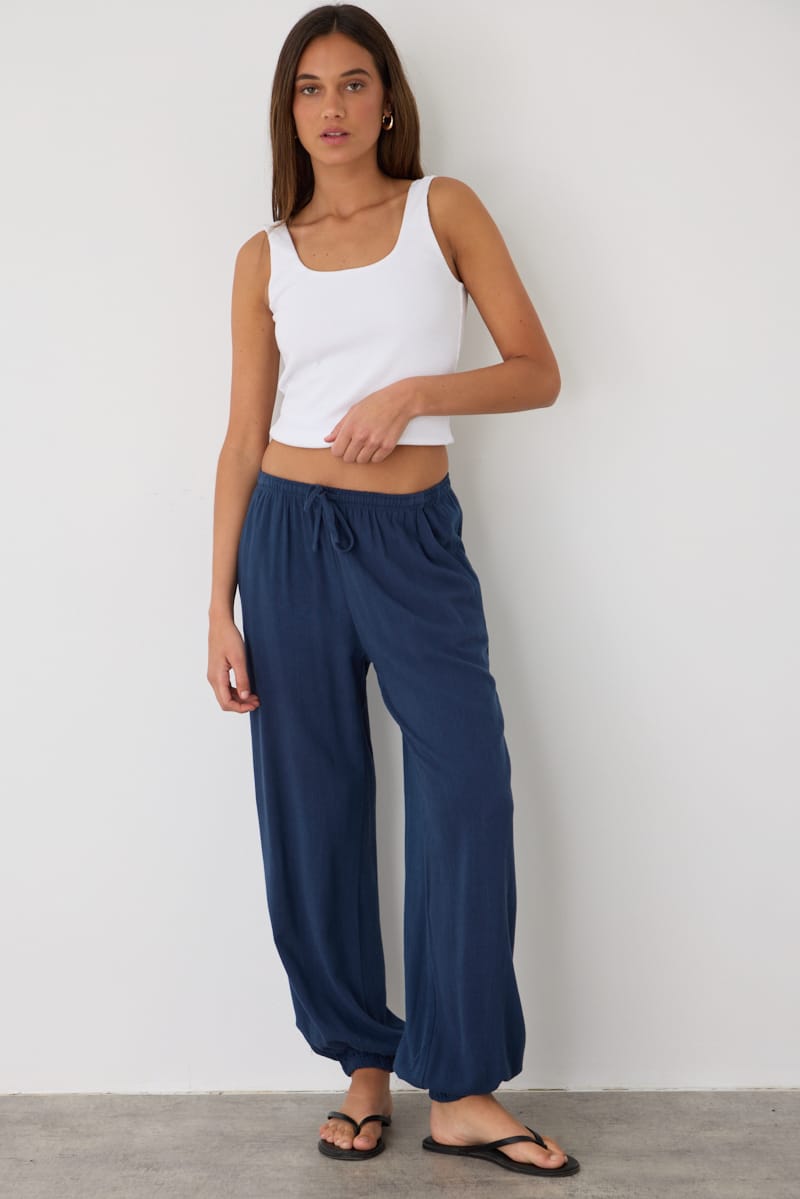 Blue Balloon Pant for Ally Fashion