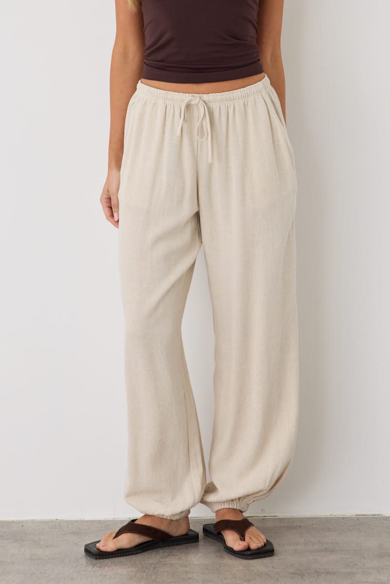 Beige Balloon Pant for Ally Fashion