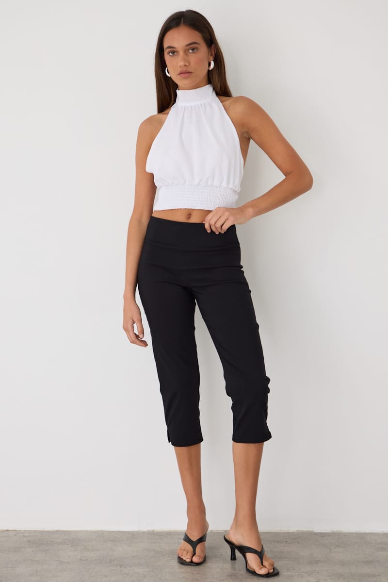 Black Capri Pants for Ally Fashion