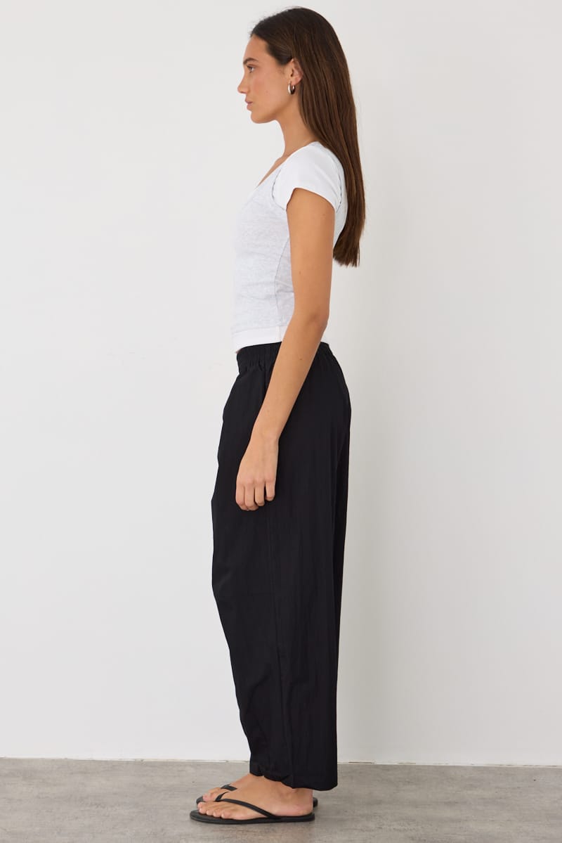 Black Barrel Leg Pant for Ally Fashion