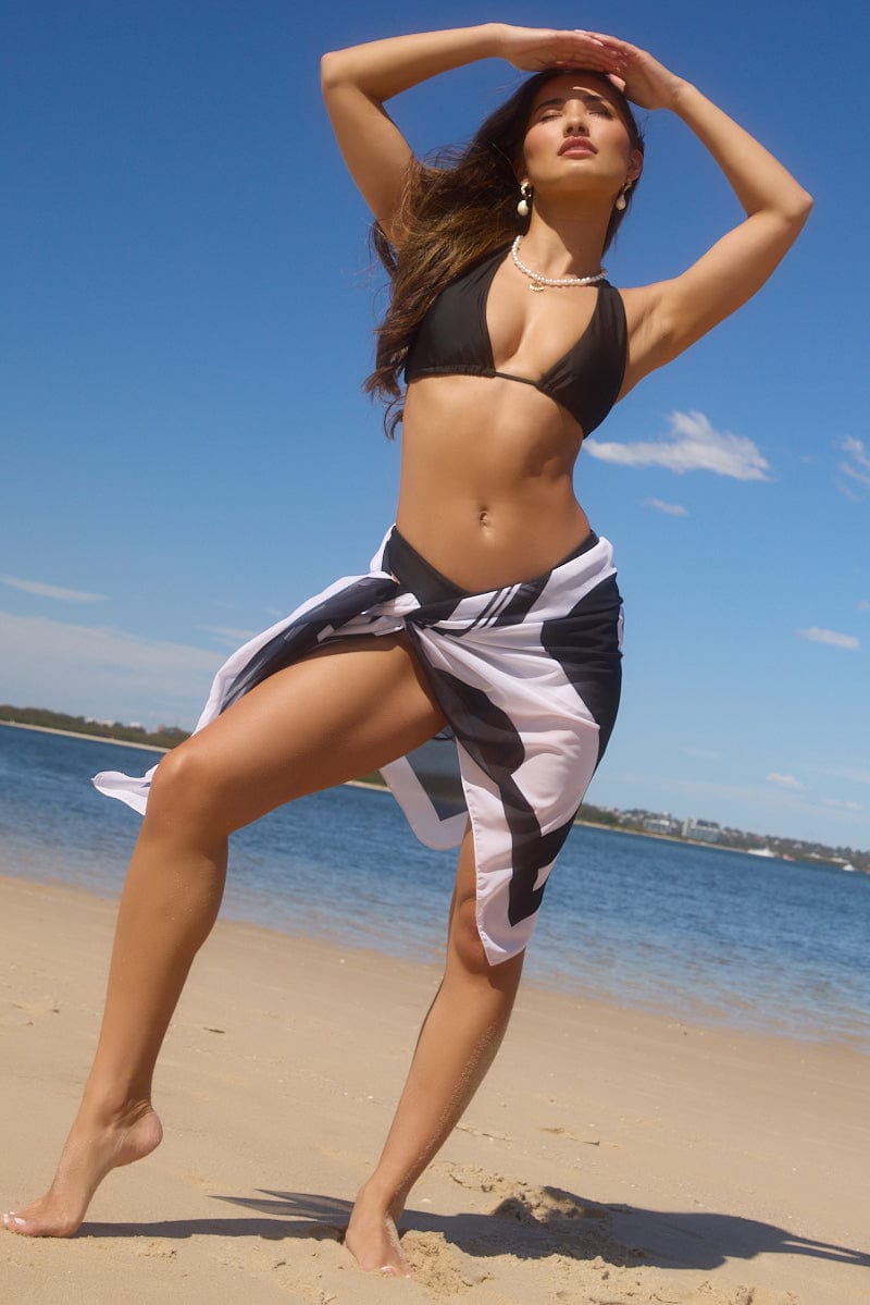 Black Beach Sarong for Ally Fashion