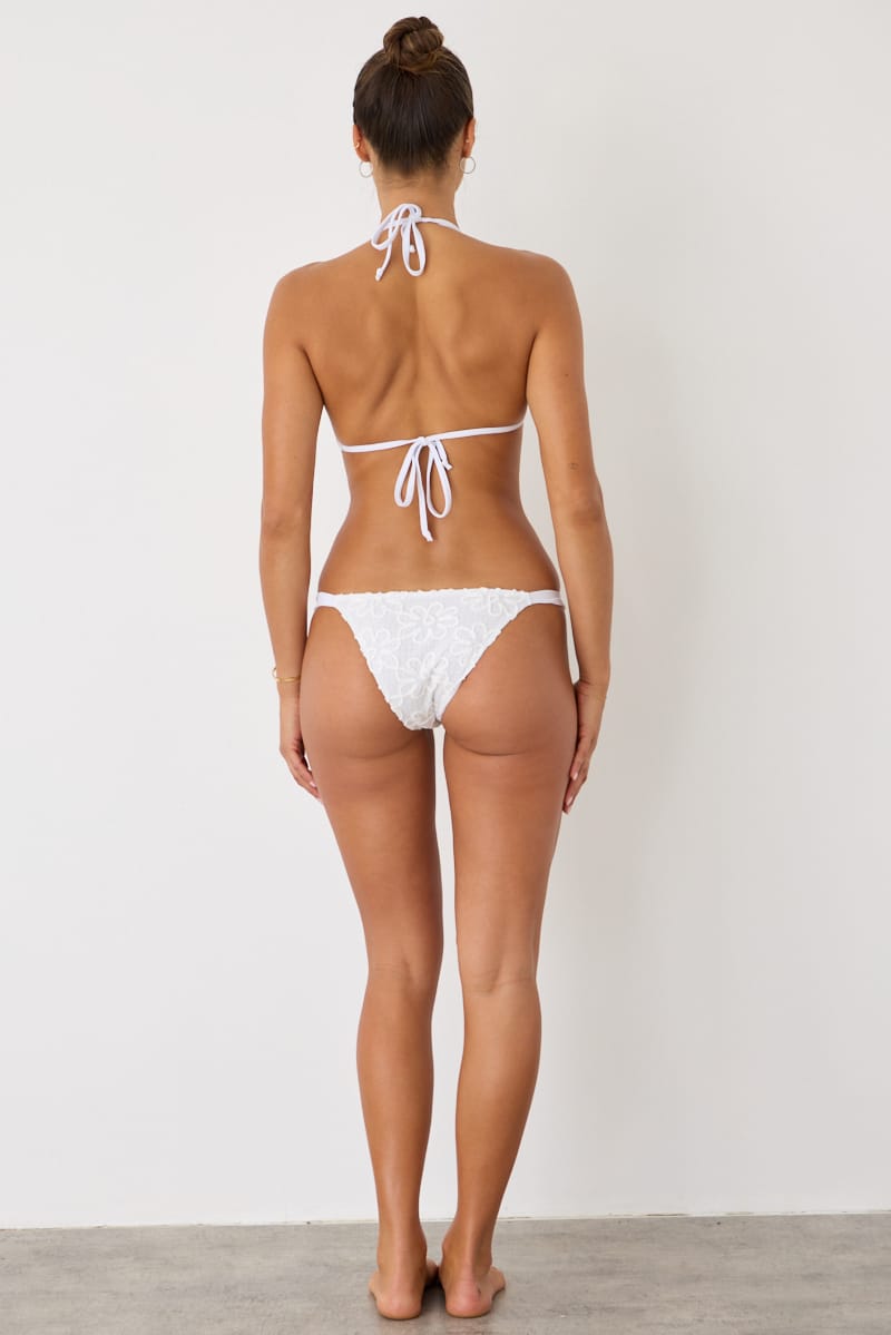 White Triangle Bikini Set for Ally Fashion