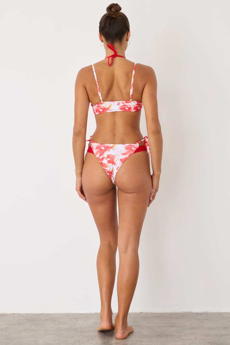 Multi Floral Layered Bikini Set for Ally Fashion
