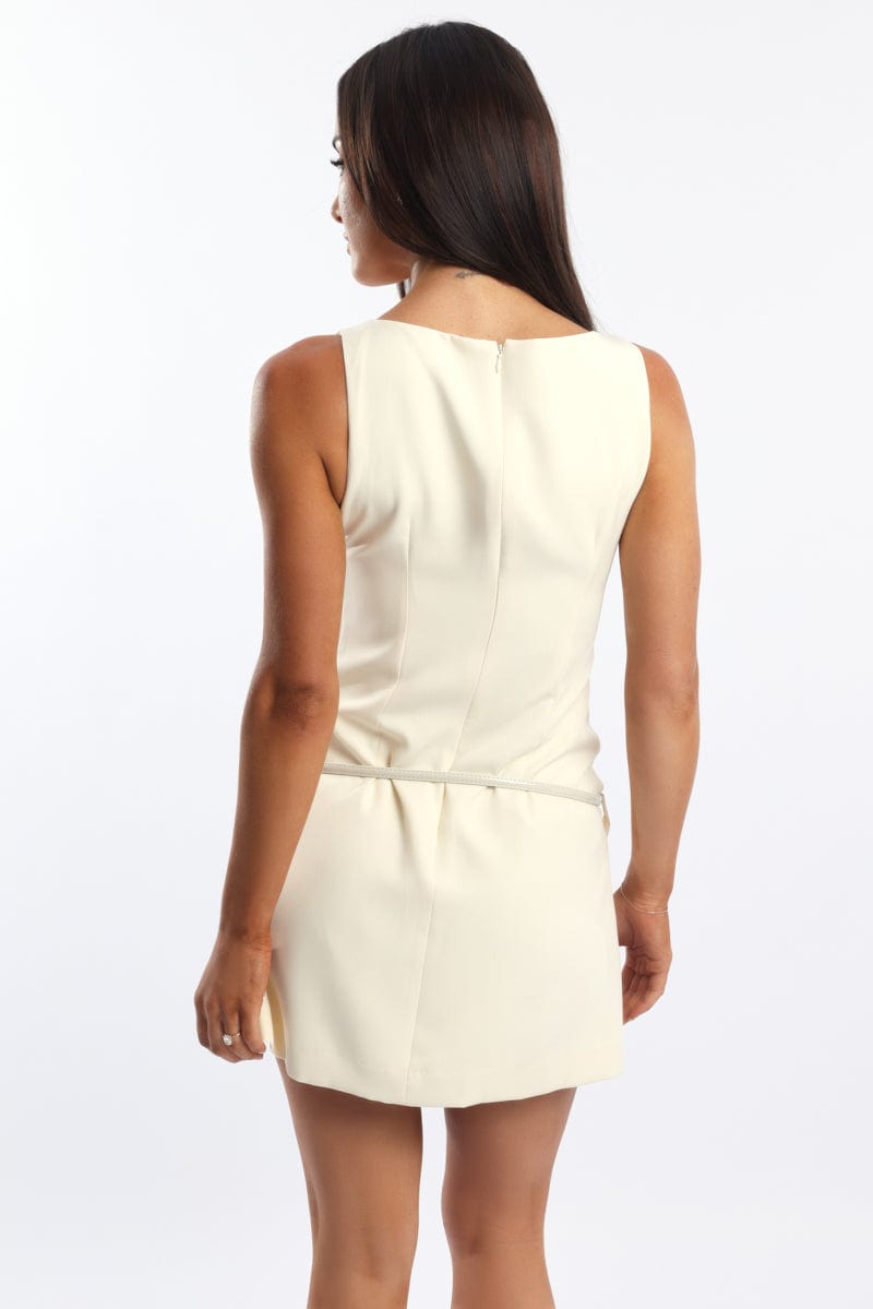 White Bodycon Dress Mini | Ally Fashion