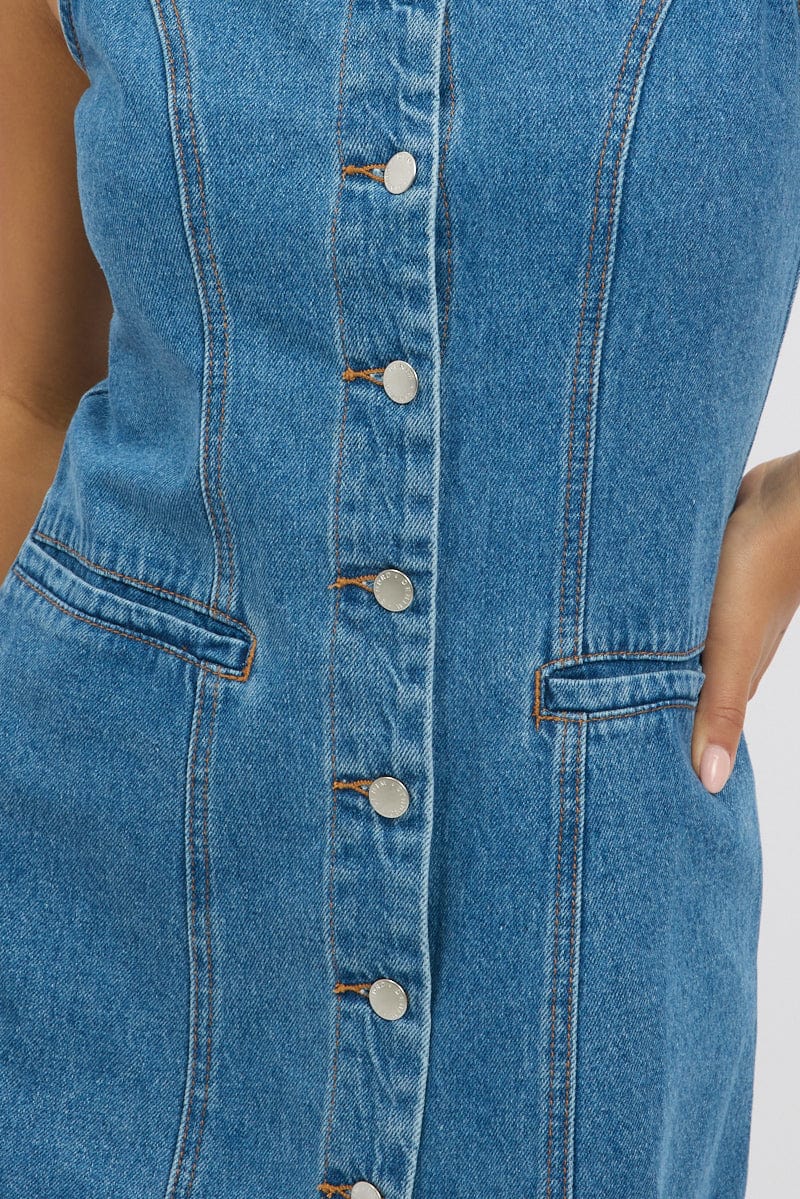 Denim Bodycon Dress Mini for Ally Fashion