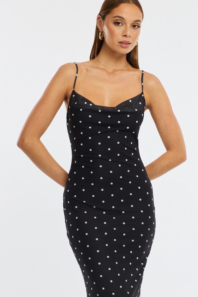 elastic bodycon dress Women's Heavy Rib Straight Neck Cami Bodycon Mini Dress