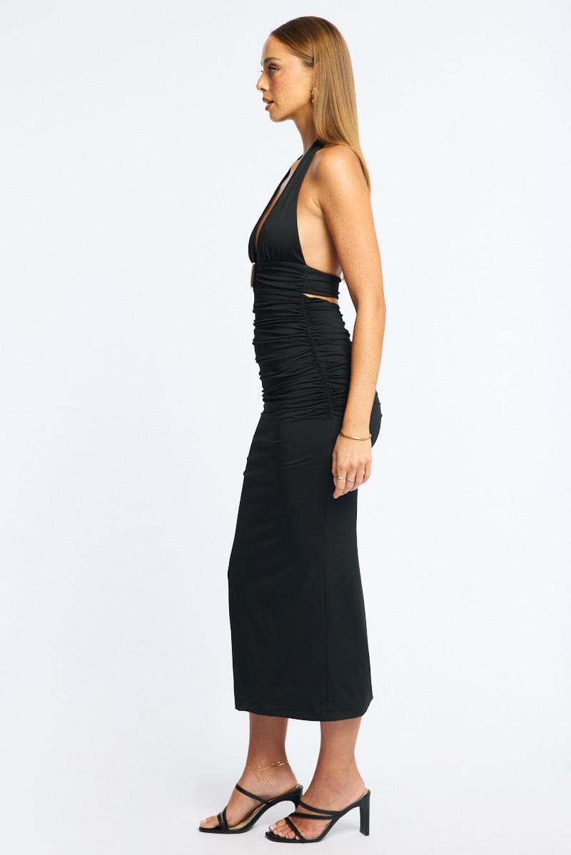 Black Bodycon Dress Sleeveless for Ally Fashion
