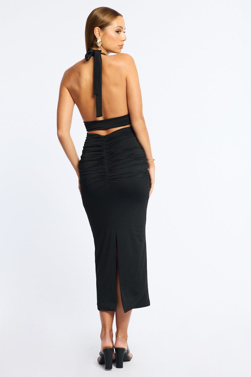 Black Bodycon Dress Sleeveless for Ally Fashion