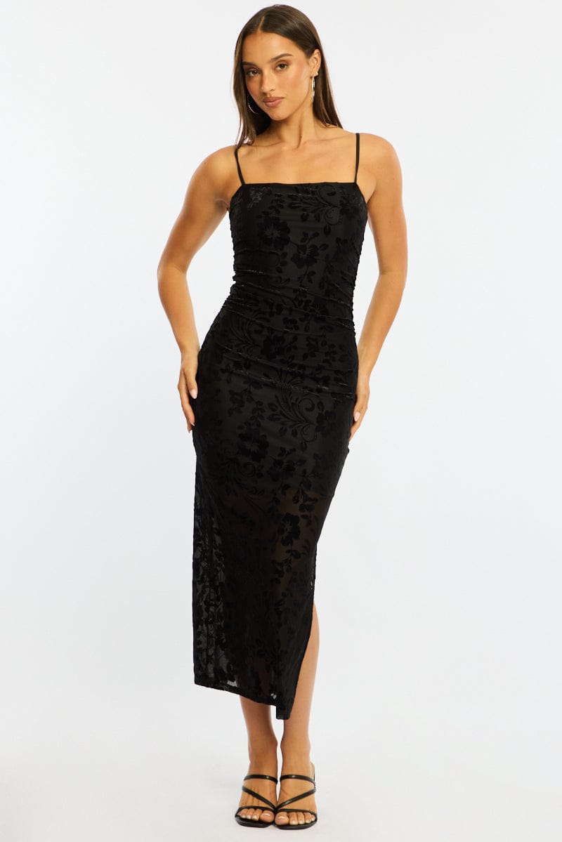 Black Bodycon Dress Sleeveless for Ally Fashion