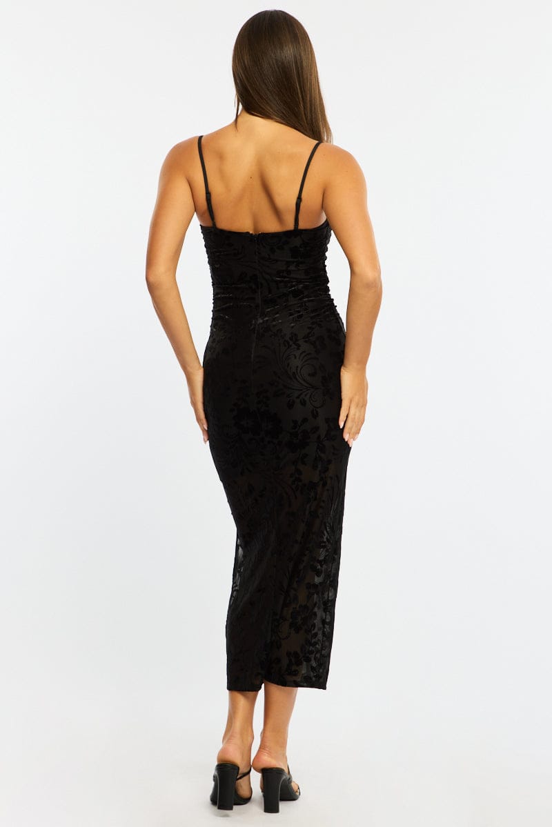 Black Bodycon Dress Sleeveless for Ally Fashion