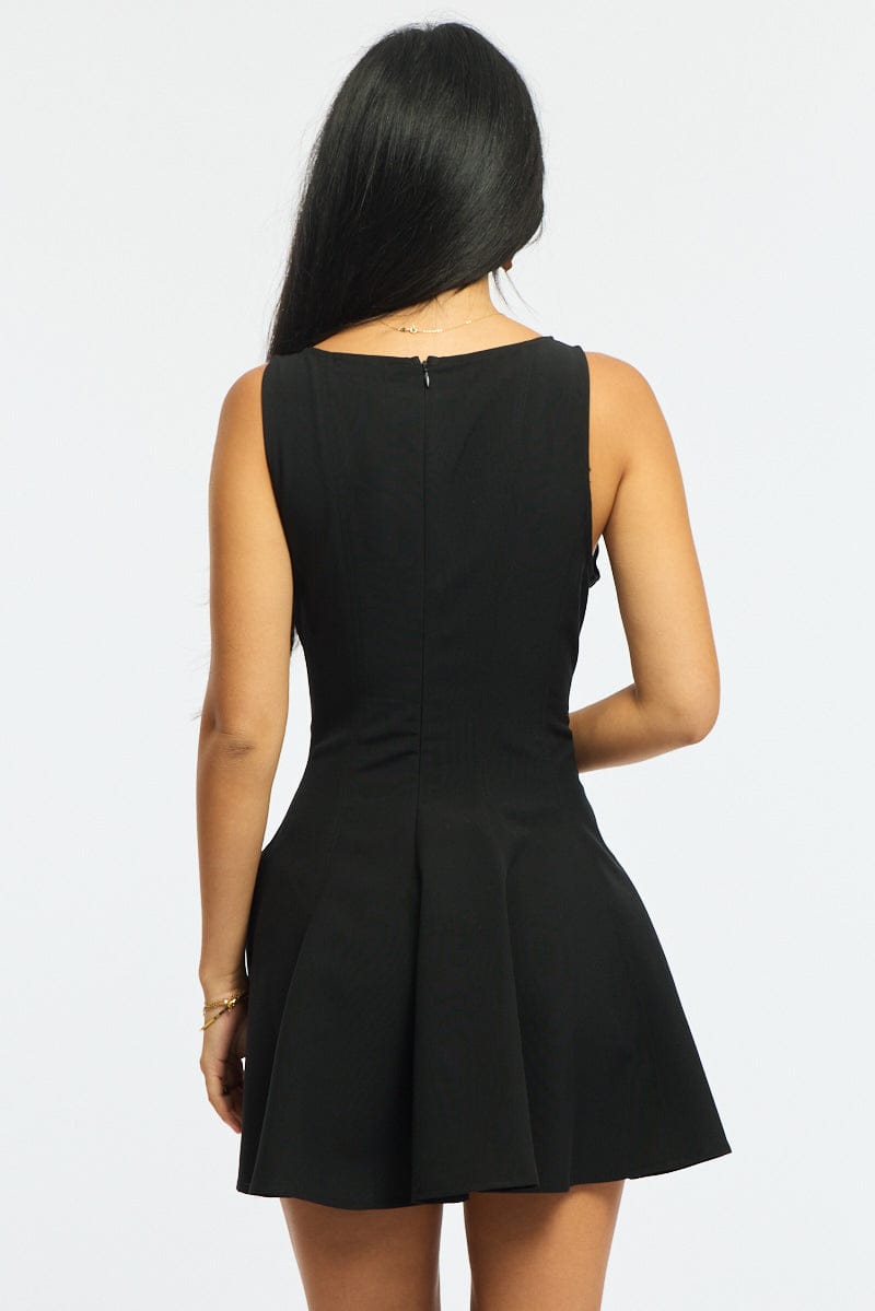 Black Mini Dress Sleeveless