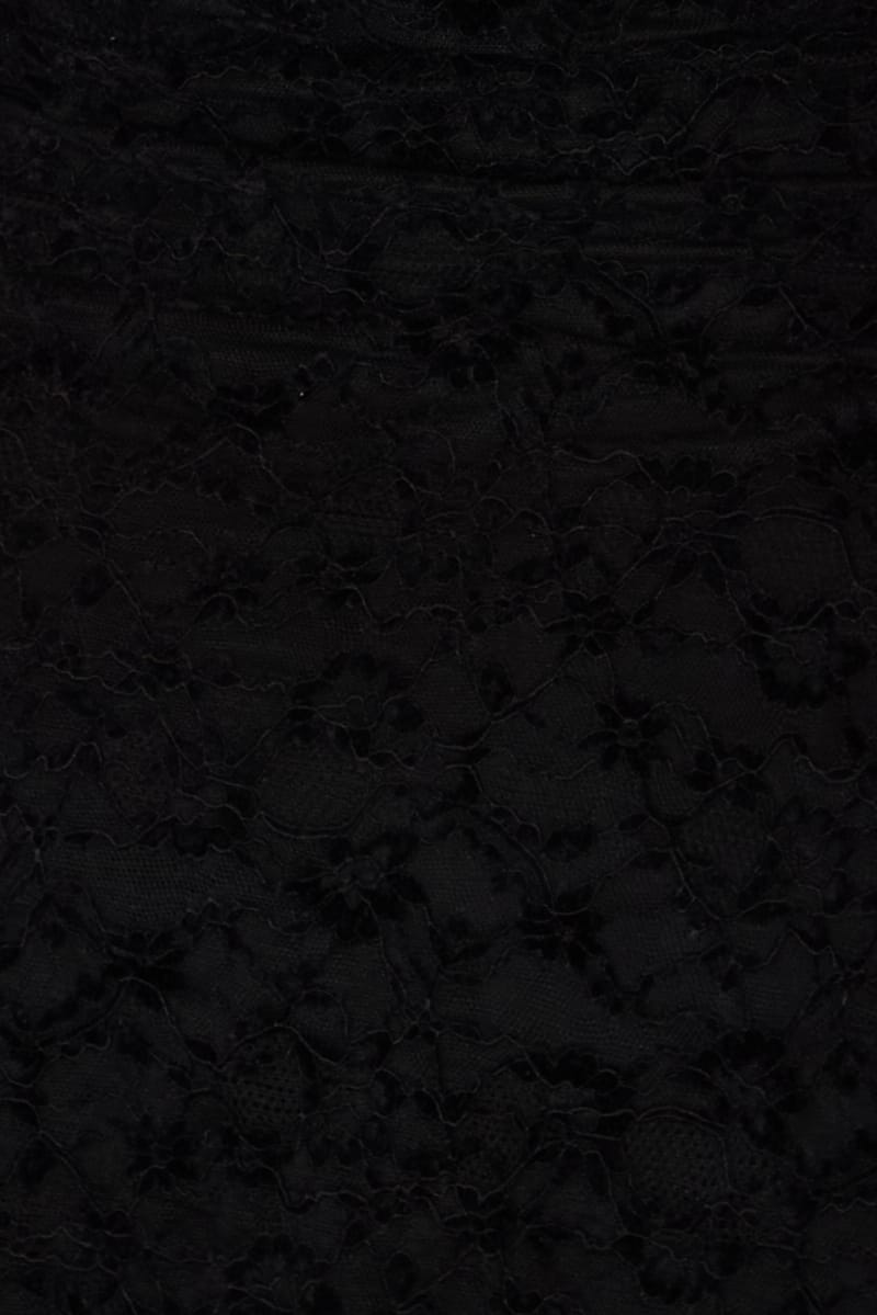 Black Halter Neck Dress Mini Lace for Ally Fashion