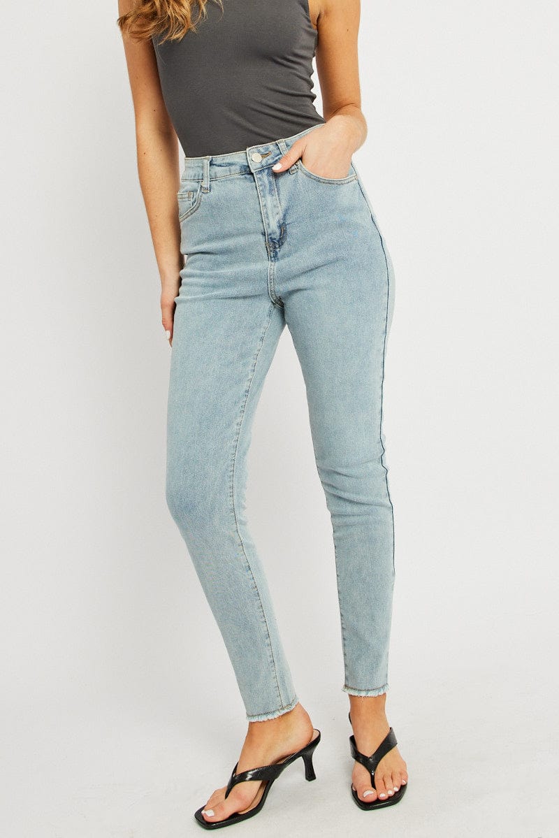 Denim Skinny Jean High Rise for Ally Fashion