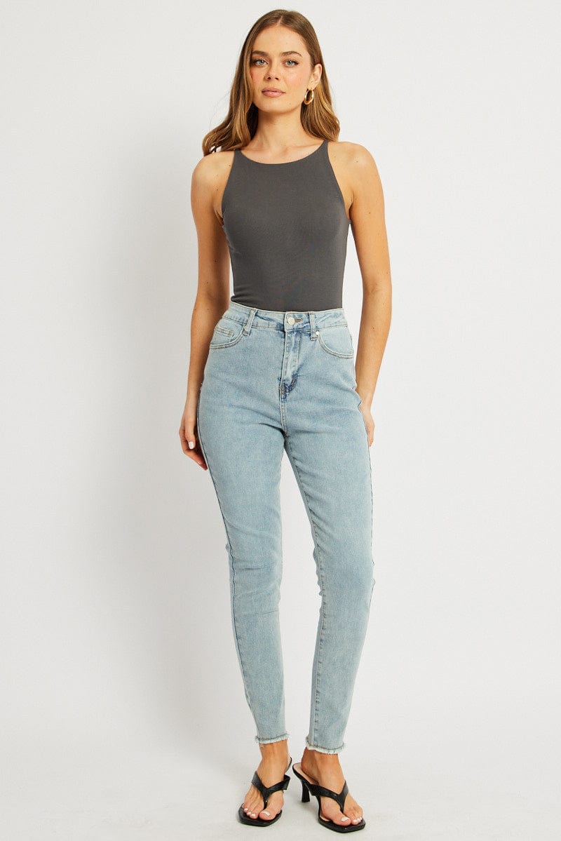 Denim Skinny Jean High Rise for Ally Fashion