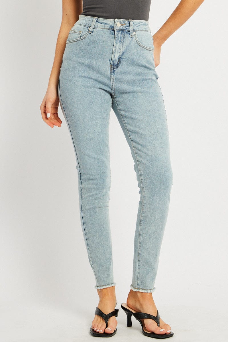 Denim Skinny Jean High Rise for Ally Fashion