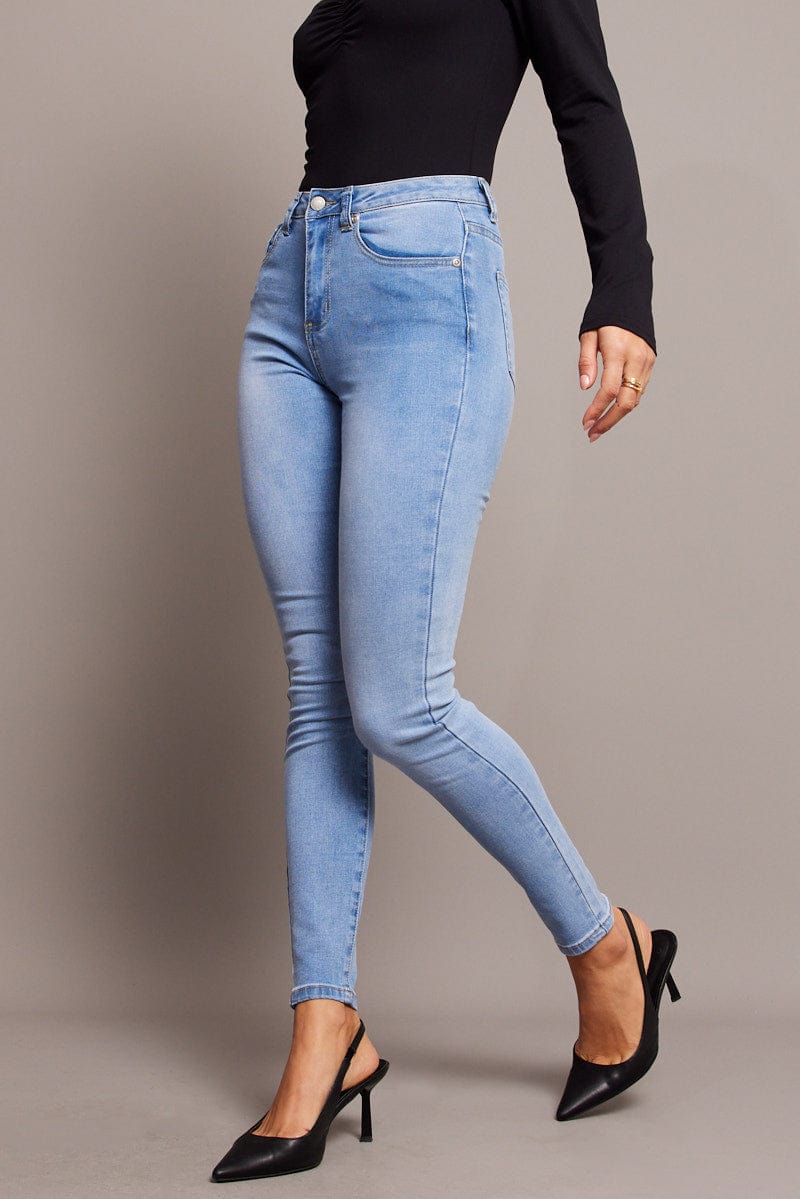 Denim Skinny Jean High Rise for Ally Fashion