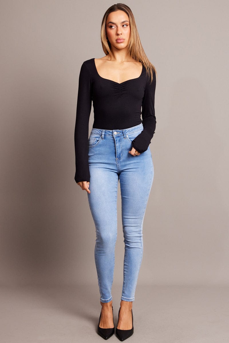 Denim Skinny Jean High Rise for Ally Fashion