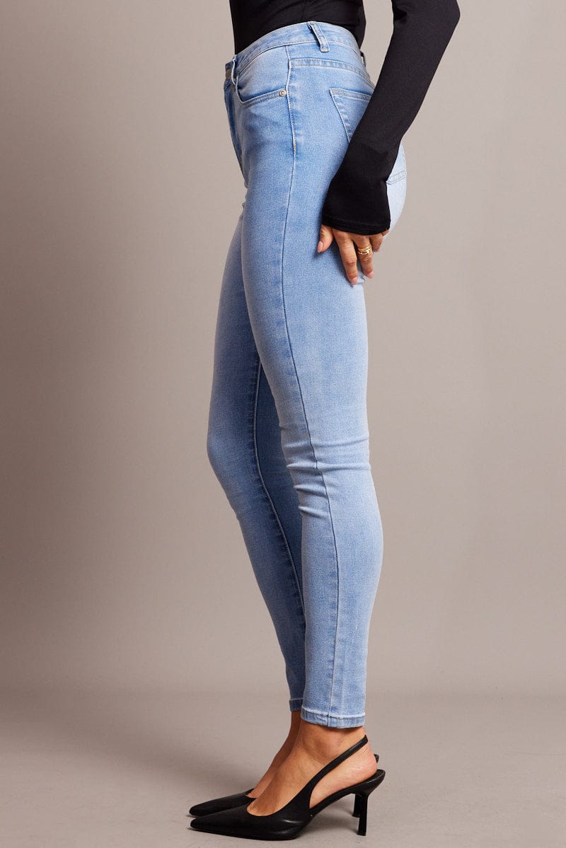 Denim Skinny Jean High Rise for Ally Fashion