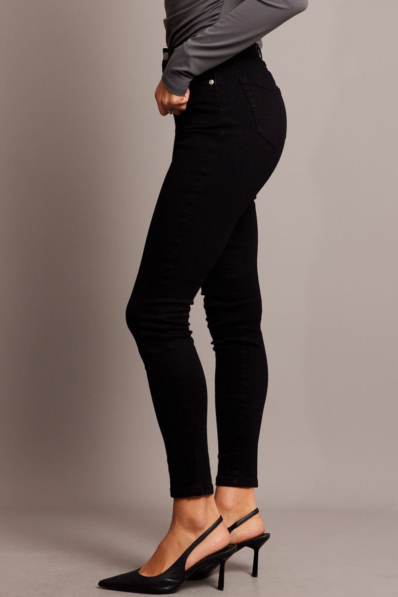 Black Skinny Jean High Rise for Ally Fashion