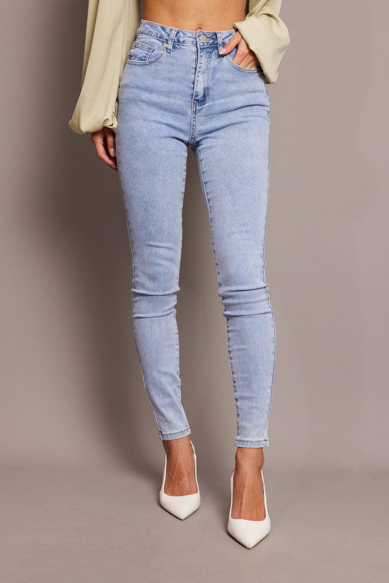 Denim Skinny Jean High Rise for Ally Fashion