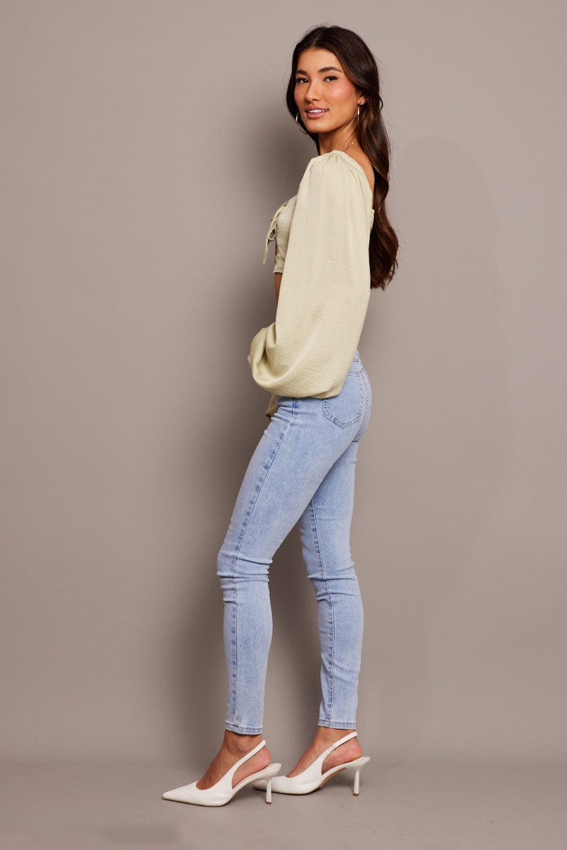 Denim Skinny Jean High Rise for Ally Fashion