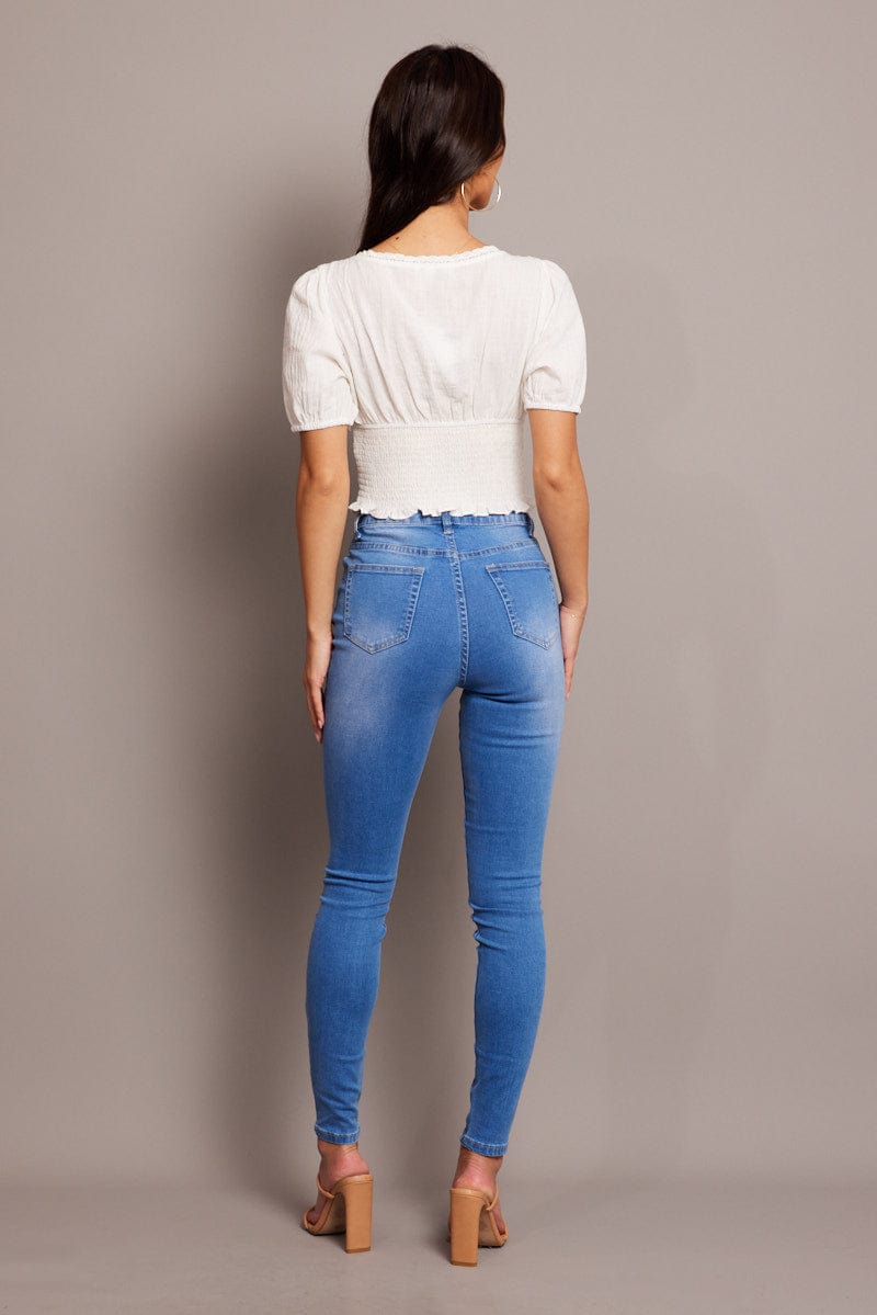 Denim Skinny Jean High Rise for Ally Fashion