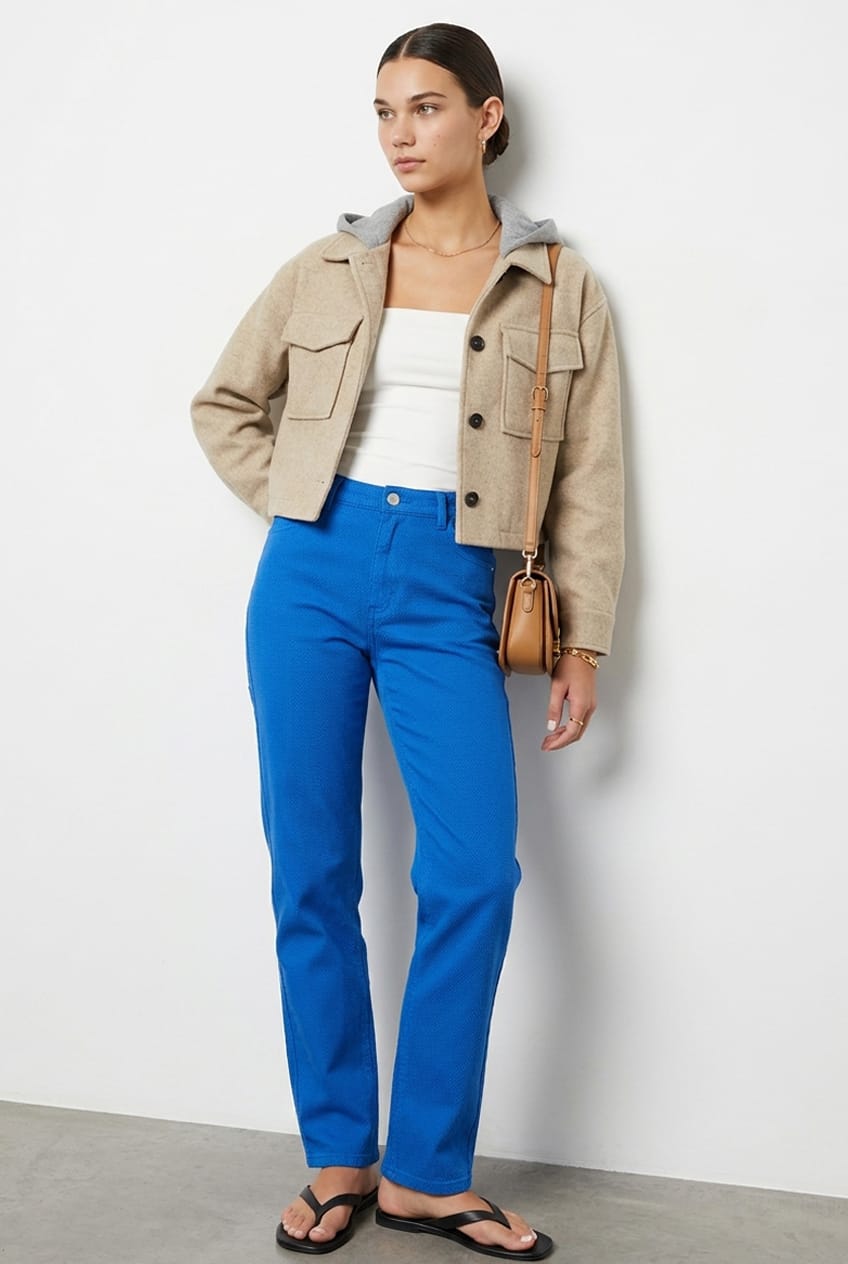 Blue Carpenter Denim Jeans Low Rise