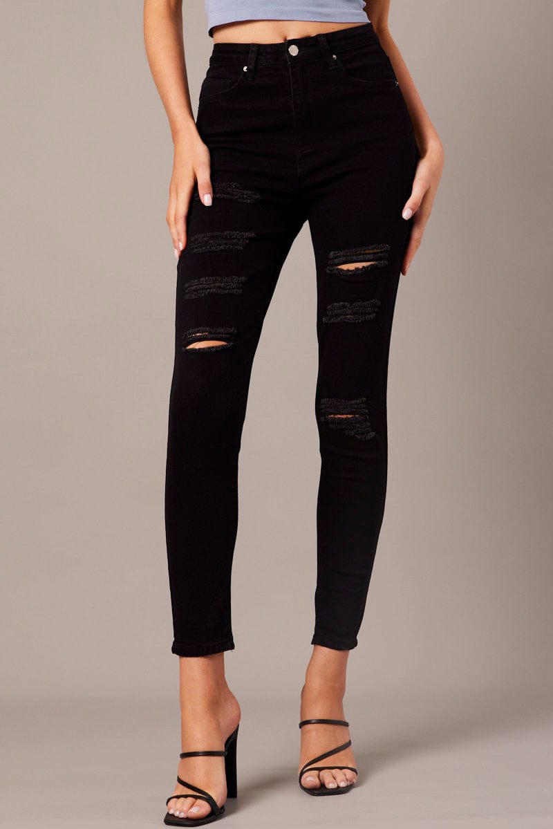 Black Skinny Jean High Rise for Ally Fashion