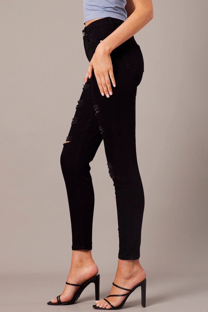 Black Skinny Jean High Rise for Ally Fashion