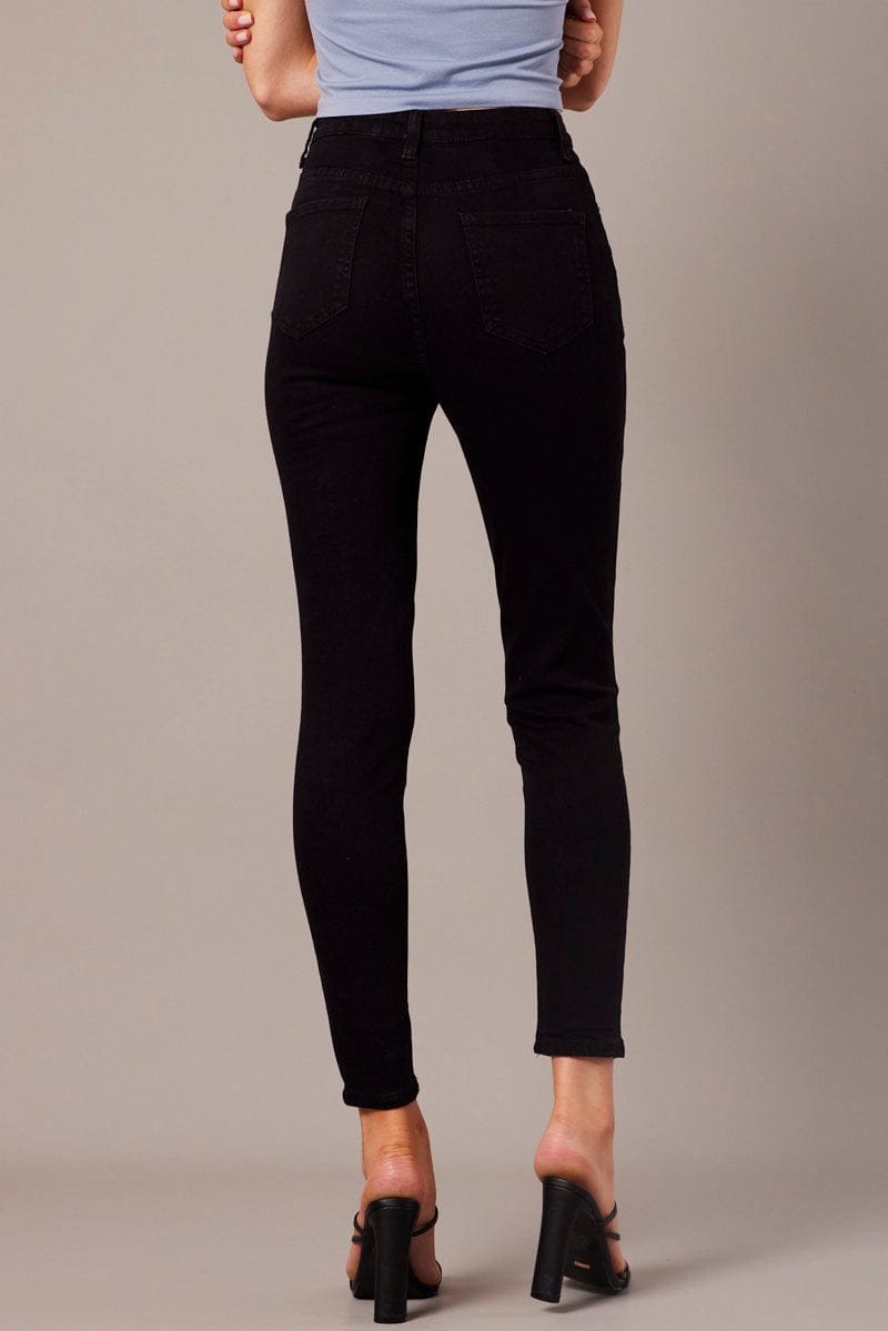 Black Skinny Jean High Rise for Ally Fashion