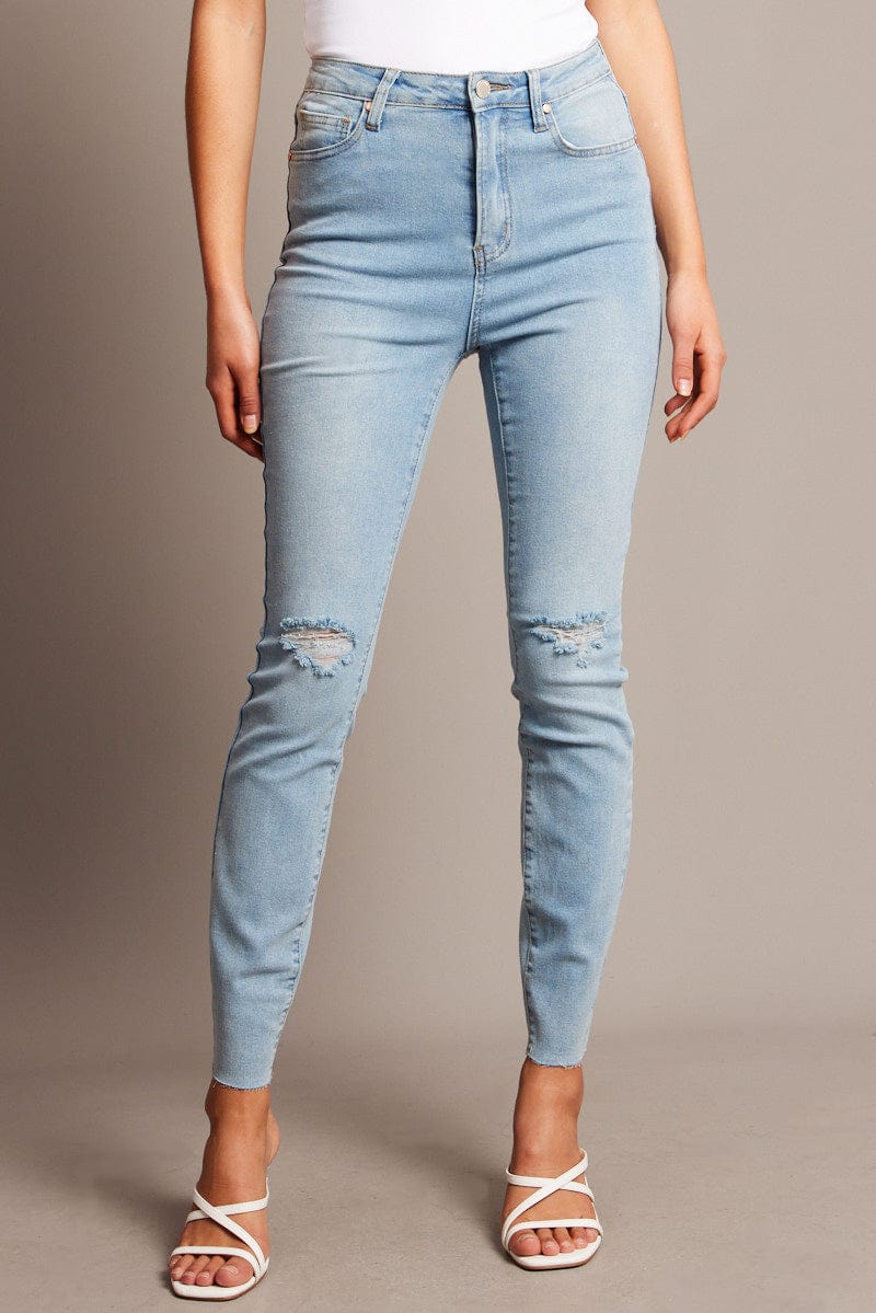 Denim Skinny Jean High Rise for Ally Fashion