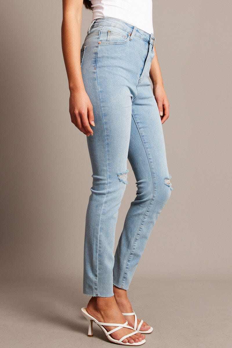 Denim Skinny Jean High Rise for Ally Fashion