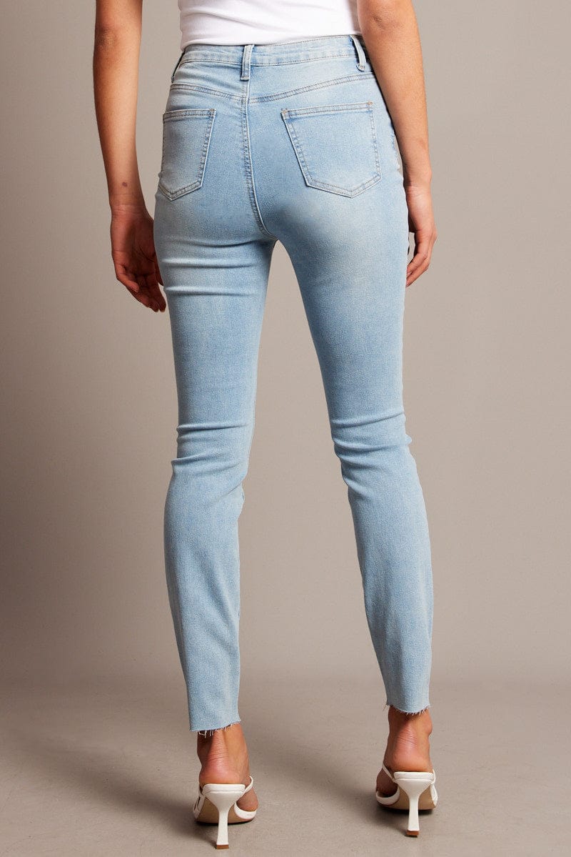 Denim Skinny Jean High Rise for Ally Fashion