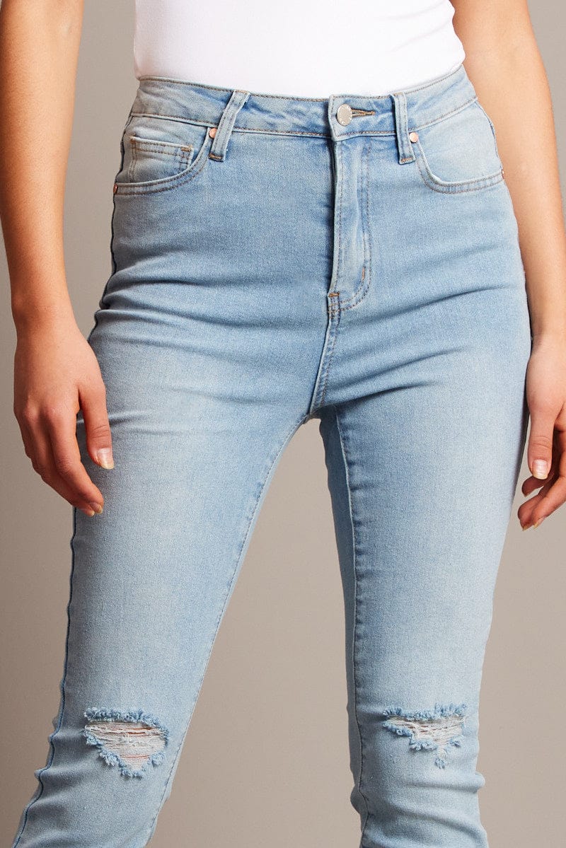 Denim Skinny Jean High Rise for Ally Fashion