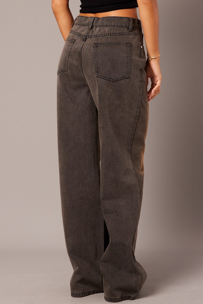 Denim Wide Leg Jean High Rise for Ally Fashion