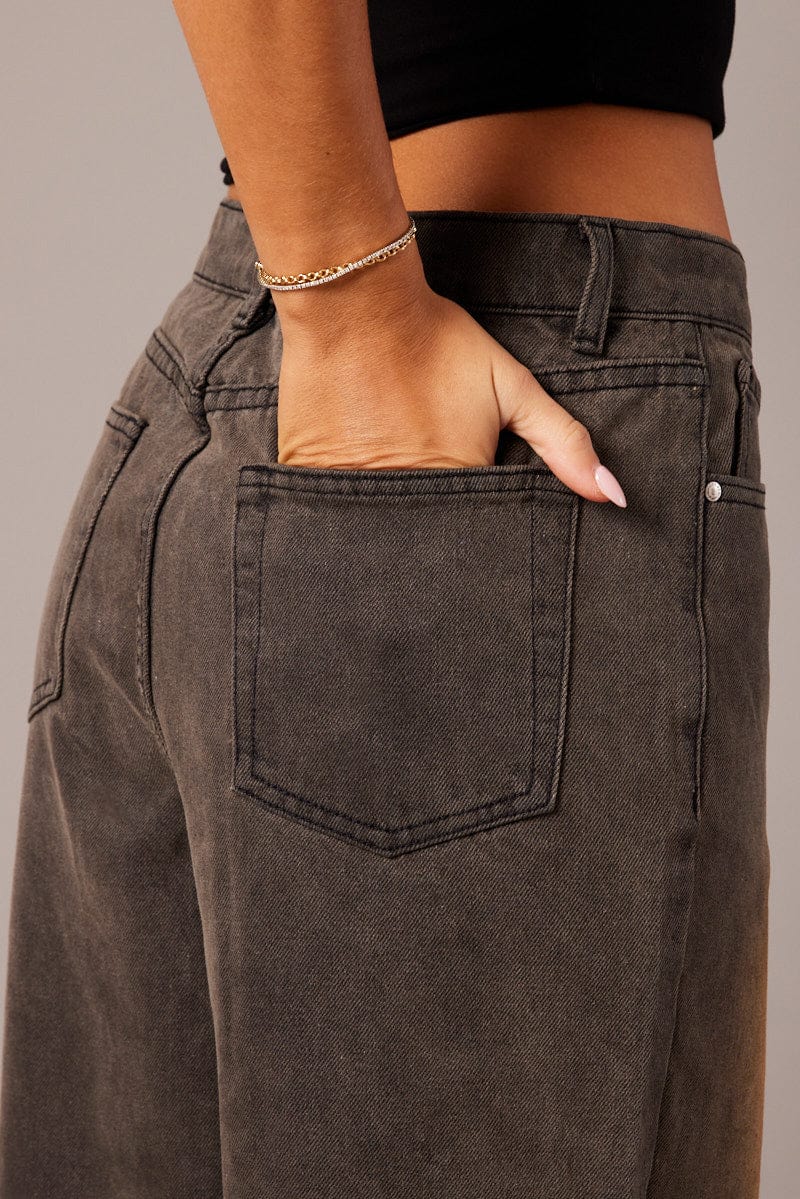 Denim Wide Leg Jean High Rise for Ally Fashion