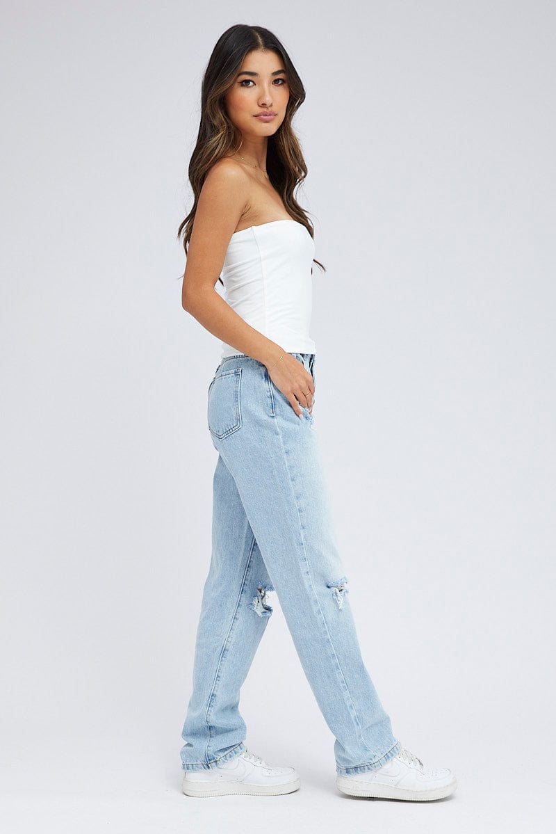 Denim Dad Jean High Rise for Ally Fashion