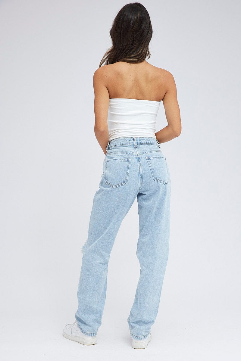 Denim Dad Jean High Rise for Ally Fashion