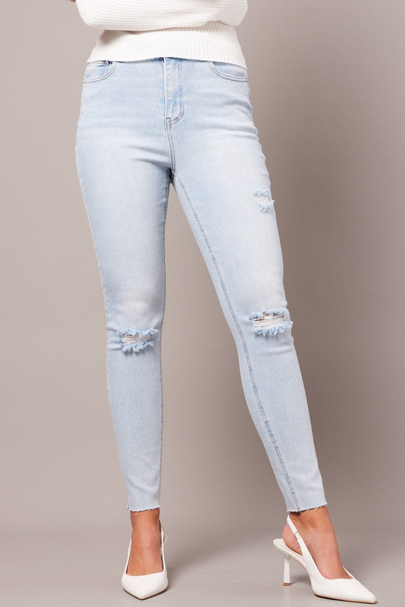 Denim Skinny Jean High Rise for Ally Fashion